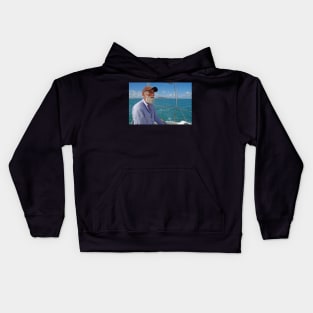 Richard Sailing on Cleveland Bay Townsville Kids Hoodie